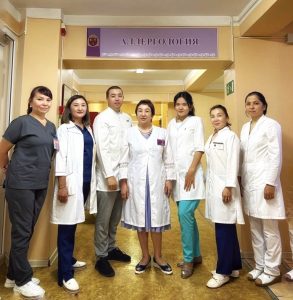 Group picture of The Center of Primary Health Care and DiagnosticsAsfendiyarov Kazakh National Medical University Almaty, Republic of Kazakhstan
